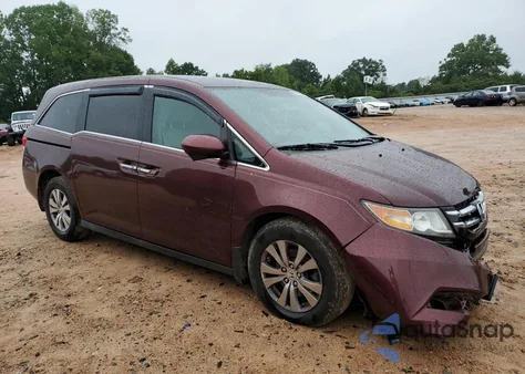 2017 Honda Odyssey Se from USA, damaged, VIN 5FNRL5H3XHB026662